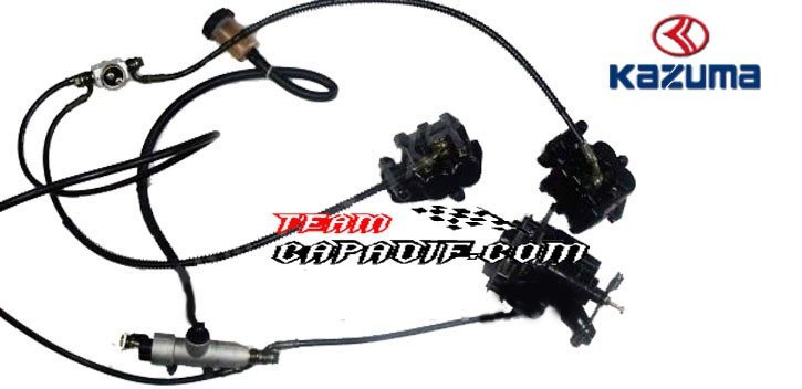 sistema de frenos KAZUMA JAGUAR 500CC