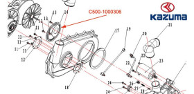 big pressure plate Kazuma jaguar 500CC