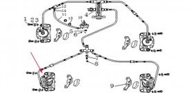 Bremssattel hinten 