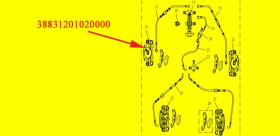 brake cylinder, front left XYUTV800 4WD