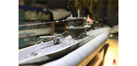 U-Boat tedesco tipo kit sottomarino VIIC 1/48