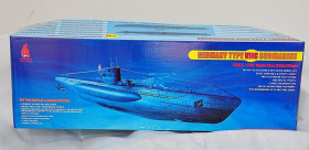 U-Boat tedesco tipo kit sottomarino VIIC 1/48