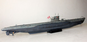 U-Boat tedesco tipo kit sottomarino VIIC 1/48