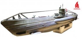 U-Boat allemand Type VIIC sous-marin au 1/48 Kit