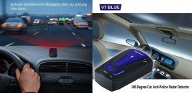 Détecteur de GPS pour voiture, détecteur anti-radar  360° 