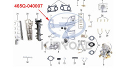 joint pipe admission Kinroad 800cc 1100cc 