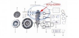 Kinroad 800 crankshaft 1100cc