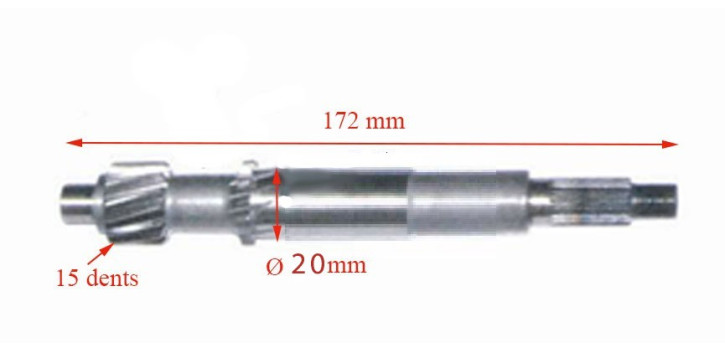 Kinroad 250 cc Drive shaft