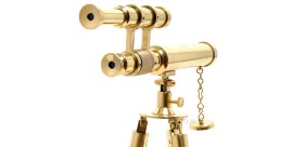 Télescope portuaire miniature entièrement fonctionnel